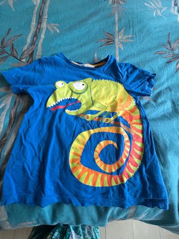 Tee shirt h&m 2 ans / 3 ans / 4 ans iguane ou caméléon