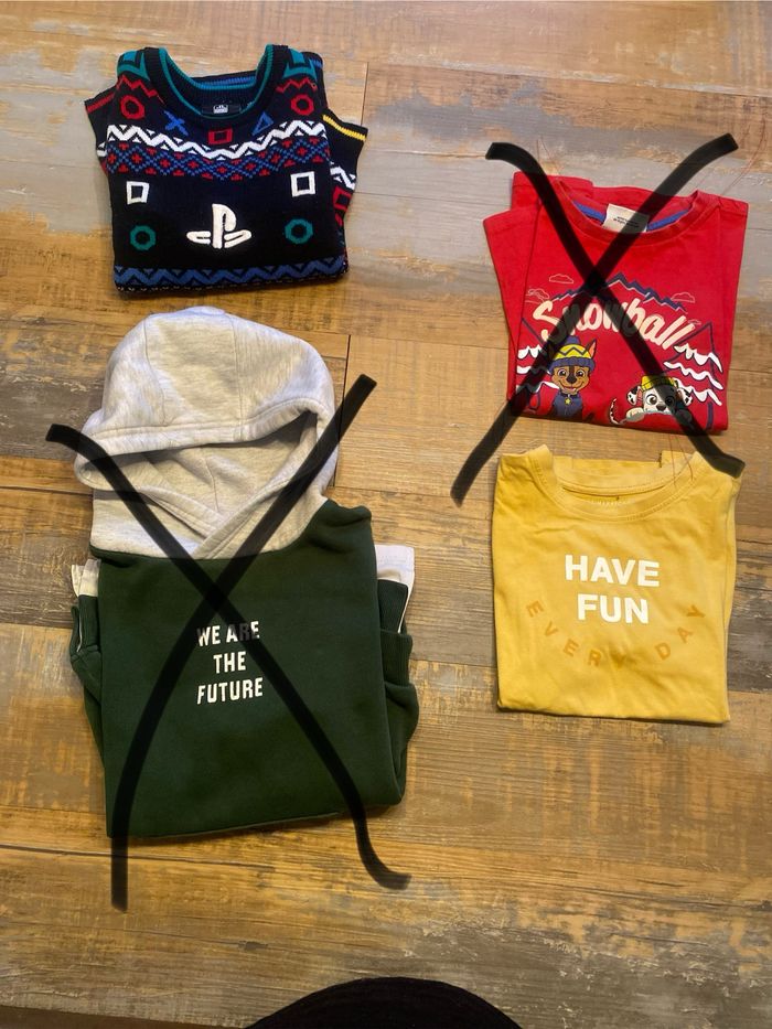 Lot vêtements 7/8ans