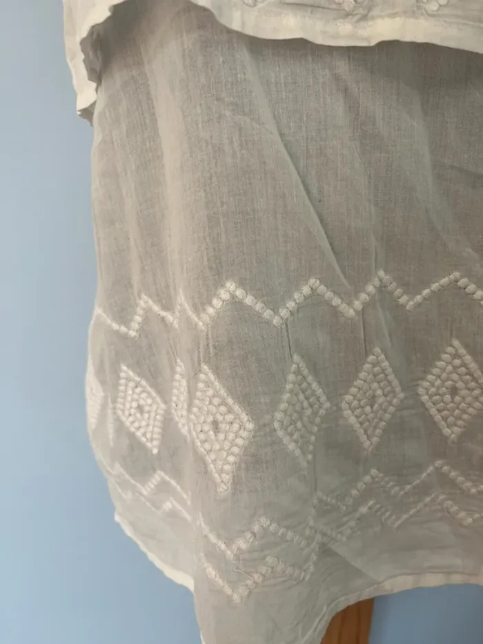 Débardeur blanc Freeman T. Porter taille M – coton 100 %, bretelles réglables, basique confortable - photo numéro 3