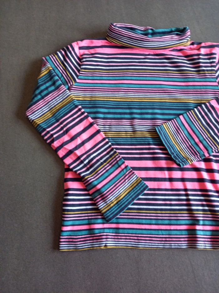 Tee Shirt manches longues col roulé 8 ans - photo numéro 2