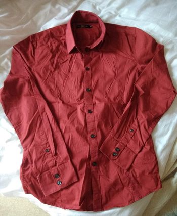 Chemise rouge homme
