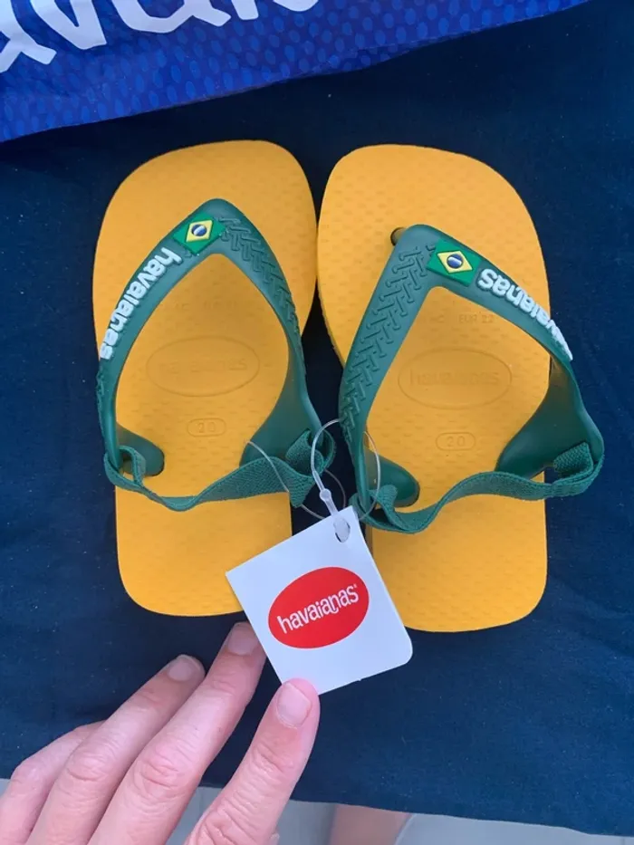 tong bébé garxon Havaianas - photo numéro 3