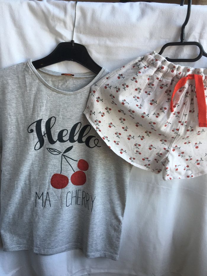 Pyjama fille été -  2 pièces 10 ans