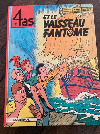 Bande dessinée les 4 as et le vaisseau fantôme