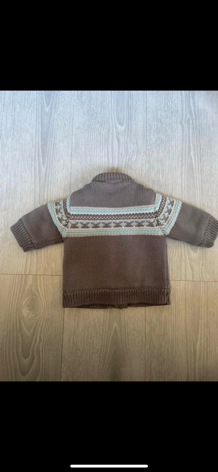 Gilet épais intérieur polaire chaud vertbaudet taille 3 mois - photo numéro 2