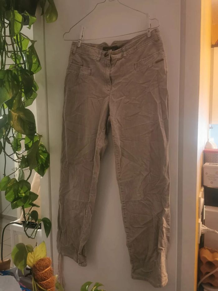 Pantalon touché velours Mat de misaine - photo numéro 4