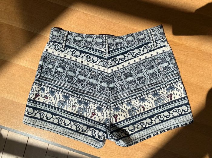 Short taille haute high waist chipie vintage ethnique culutre - photo numéro 3