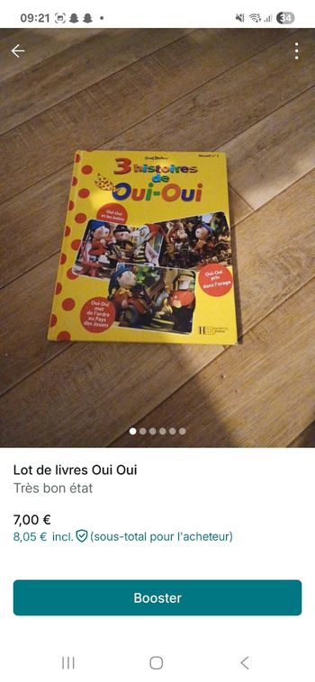 Lot de livres Oui Oui