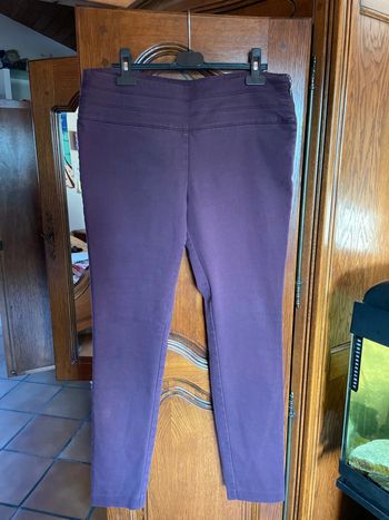Pantalon prune taille 44 camaïeu