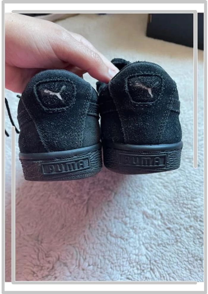 Basket puma Suède noir taille 38,5 - photo numéro 5
