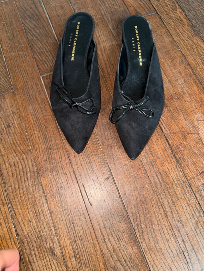 Mules en daim Robert clergerie  Taille 36 - photo numéro 3