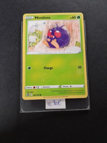 Carte Pokémon Mimitoss 1/195