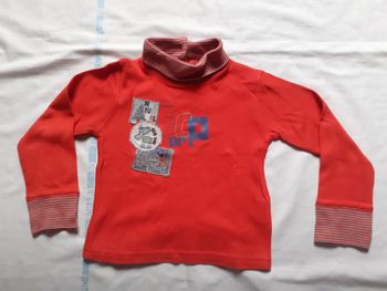 Sweet rouge col roulé différents motifs