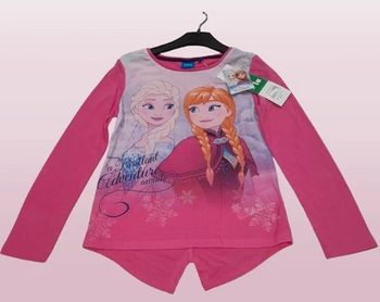 Tee-shirt fille manches longues " Reine des Neiges "