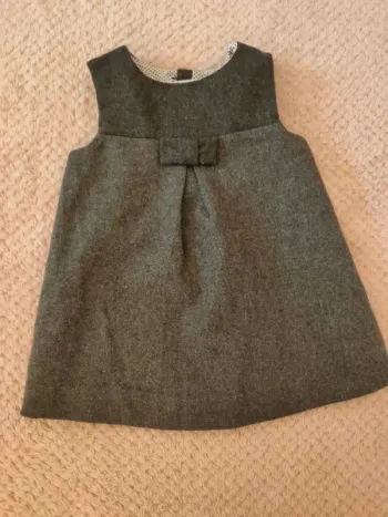 Robe grise Jacadi 6 mois