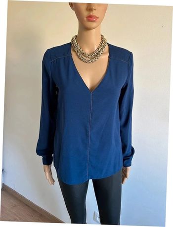 Blouse bleue à manches longues Morgan taille 36 TBE