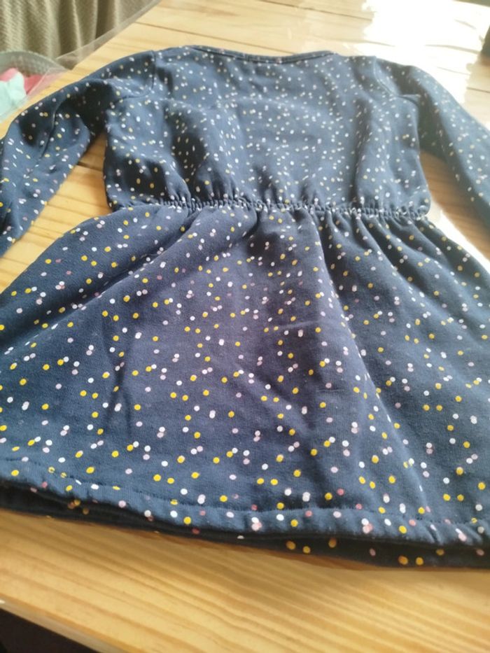 Robe bleu à pois - photo numéro 5