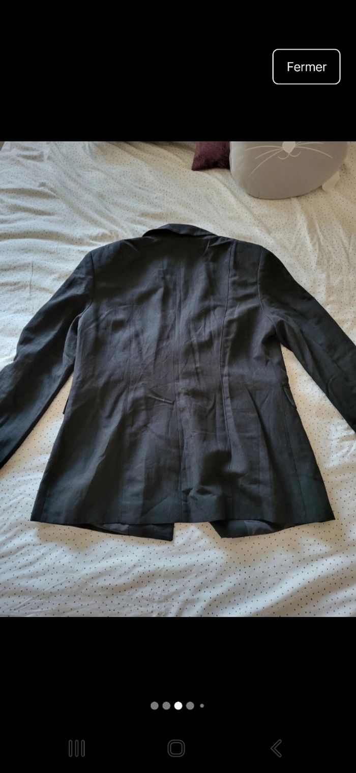 Blazer en lin neuf H&M - photo numéro 3