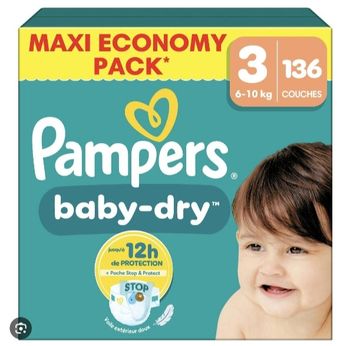 Pampers taille 3 neuf x136