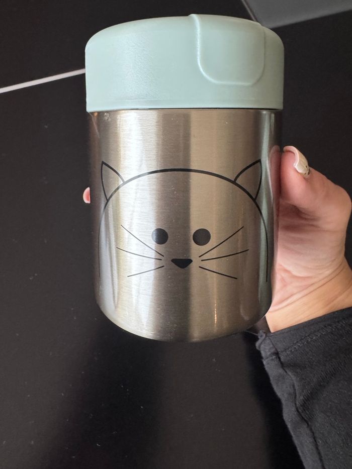 Thermos repas bébé Lassig Chat - photo numéro 7