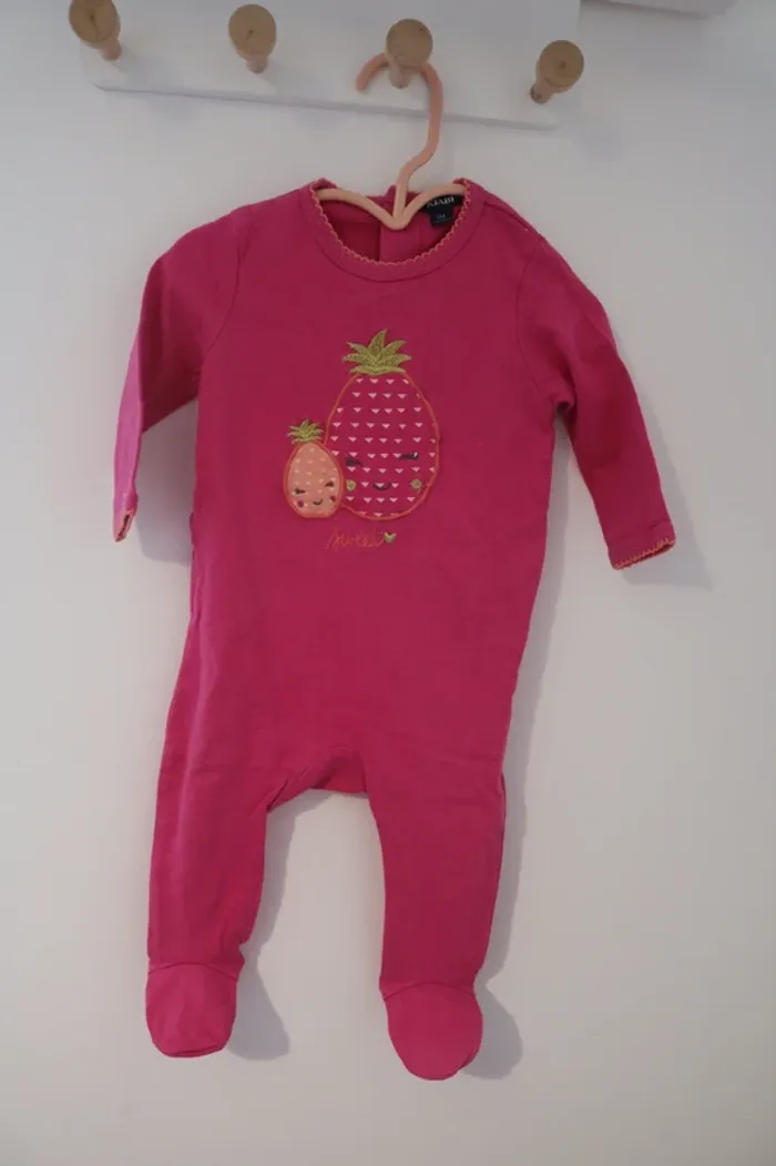 Lot pyjamas automne fille 6 mois - photo numéro 2