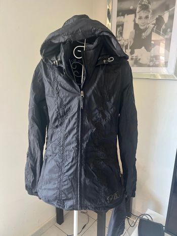 Imperméable poivre  blanc taille xs