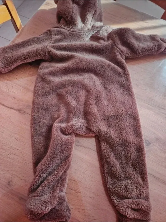 Combinaison ourson bébé avec pieds et mains 74 cm h&m - photo numéro 8