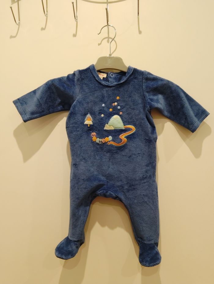 Pyjama chaud garçon 3 mois catimini - photo numéro 2