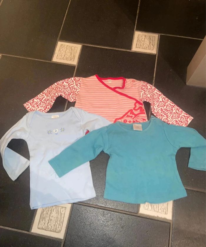 Lot de t-shirt 12 mois