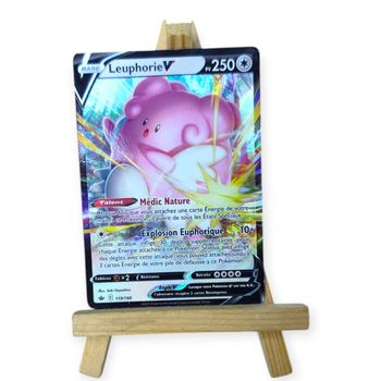 Carte Pokemon Leuphorie V 119/198 EB06 Règne de Glace FR Carte Ultra Rare Blissey V