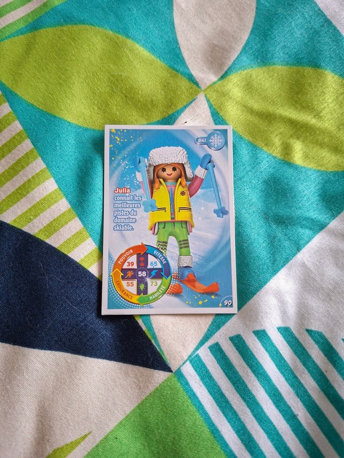 Carte playmobil ski 90