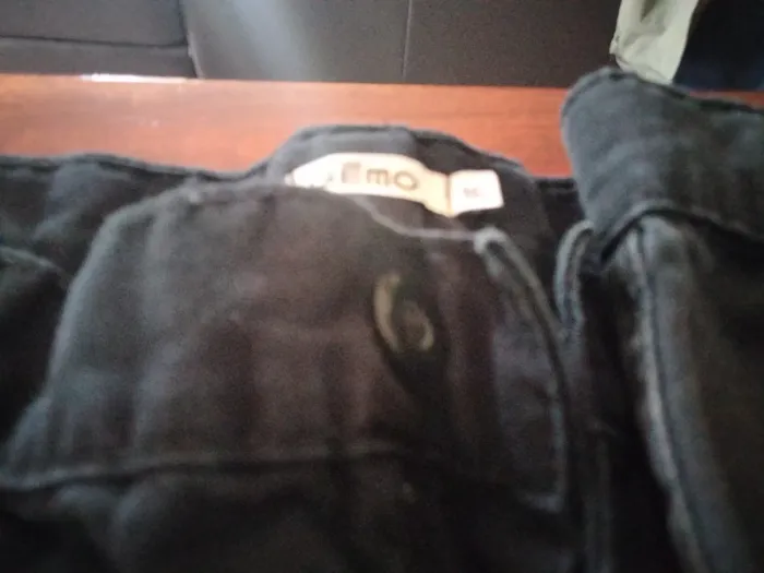Lot de 2 pantalons en toile uni noir en 16 ans Gémo - photo numéro 3