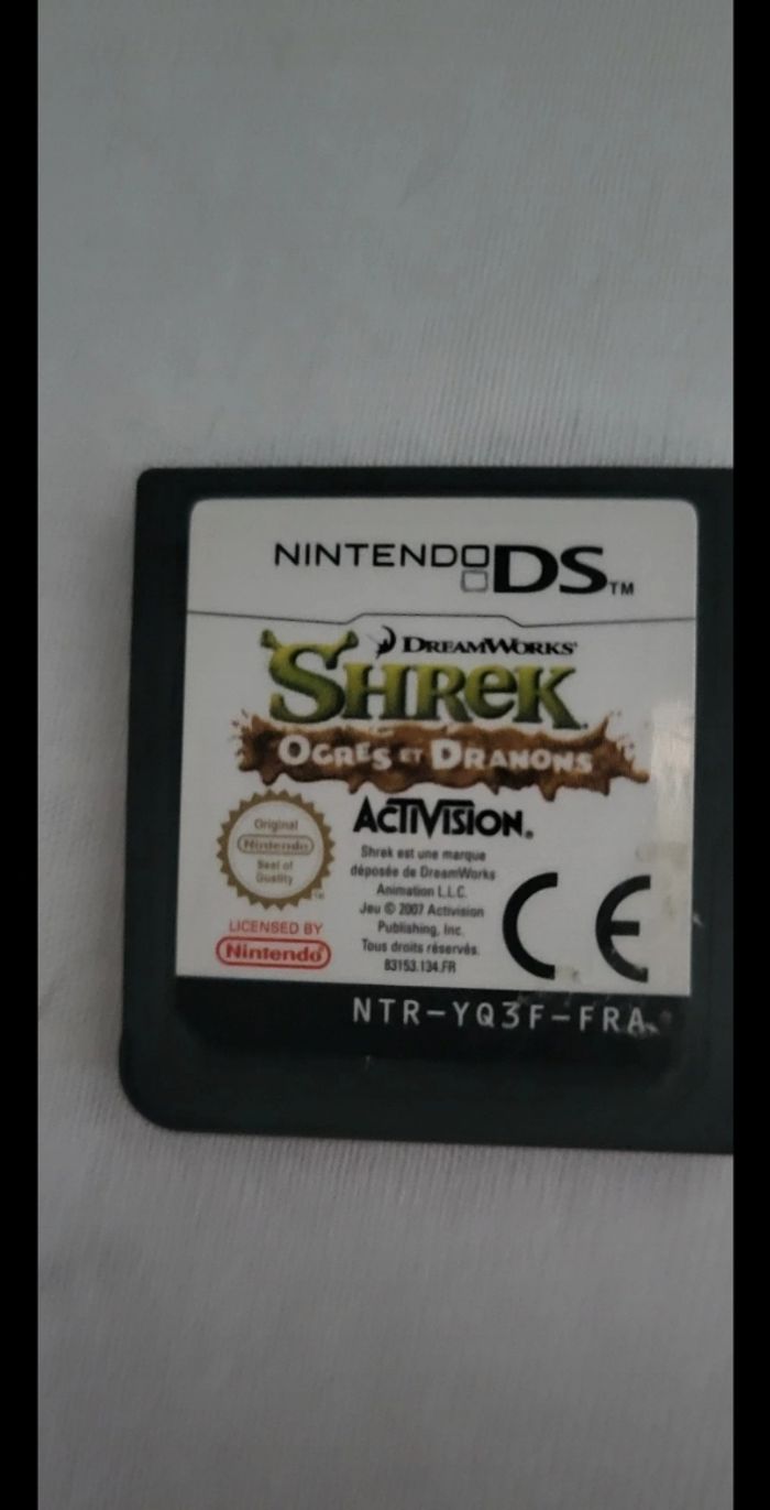 jeu DS Shrek