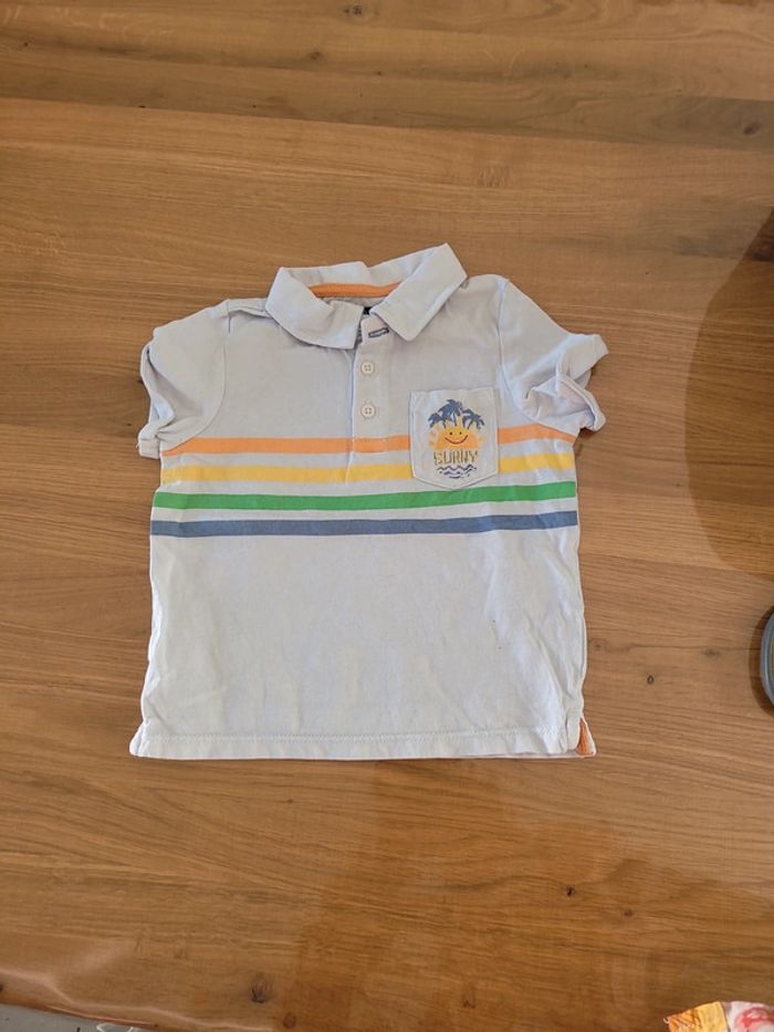 Polo manches courtes 12 mois Kiabi