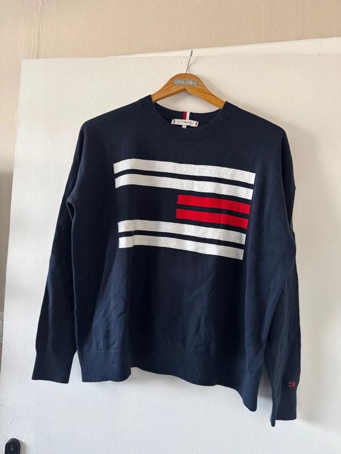 Pull Tommy Hilfiger femme bleu marine – XXS – Très bon état