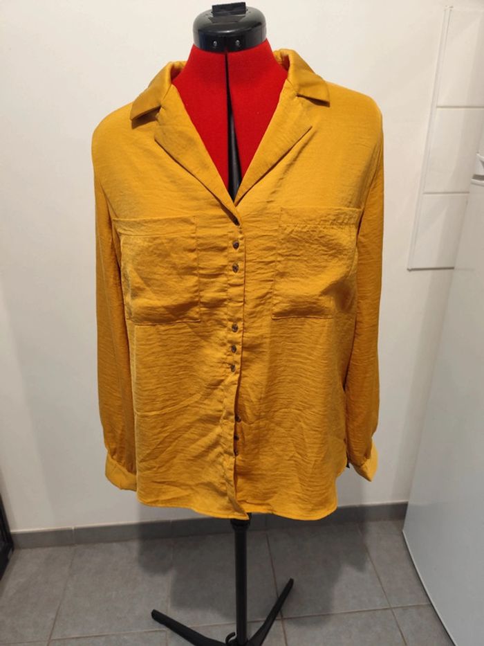 Chemise moutarde