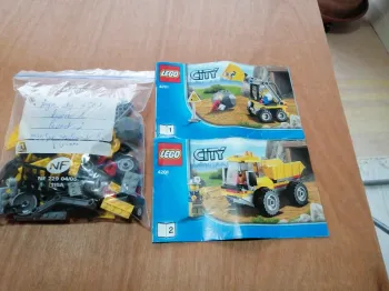 Lego 4201  mini pelle et camion benne