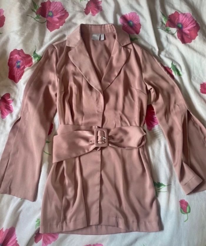 Robe blazer rose Boohoo - photo numéro 2