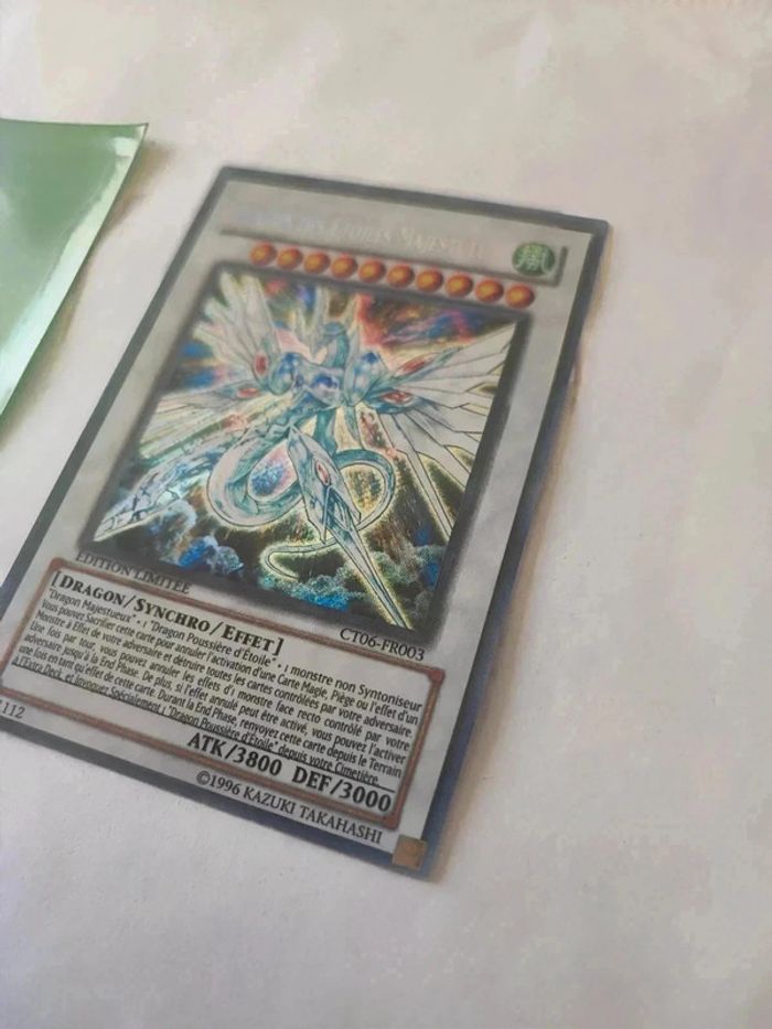 Carte Yu-Gi-Oh! Dragon des étoiles majestueux édition limitée ct06-fr003 - photo numéro 4