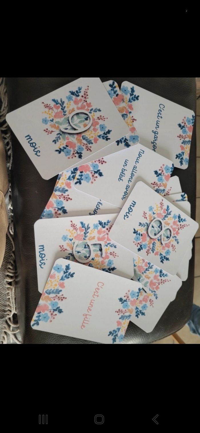 Cartes pour suivi grossesse