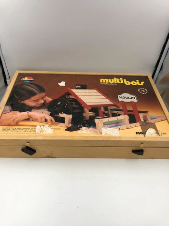 Moulin multi bois Charron jouet vintage