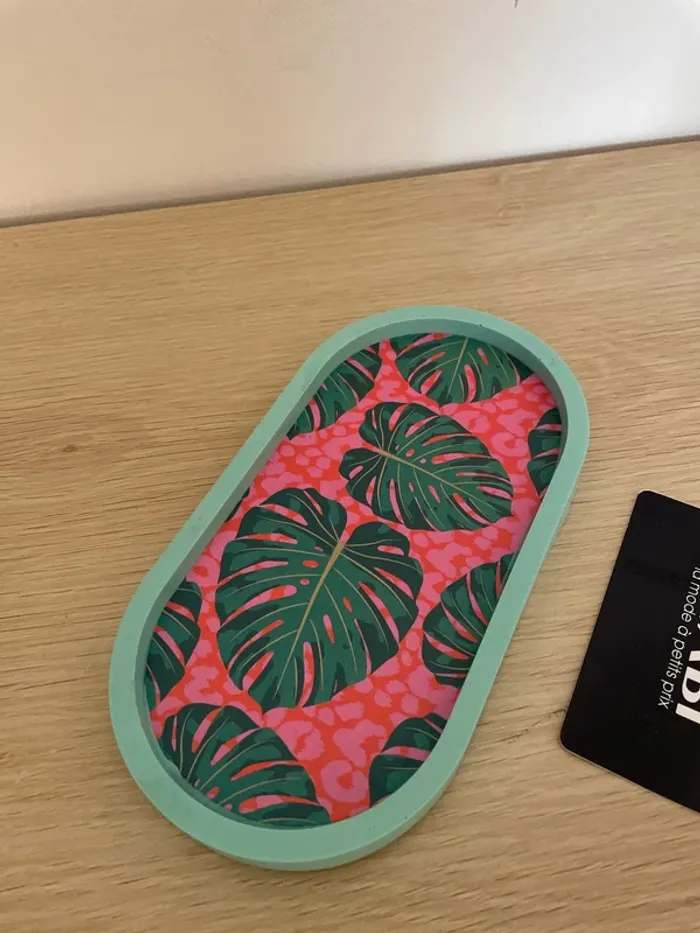 Plateau en Jesmonite fait main – déco ou vide-poches - photo numéro 3