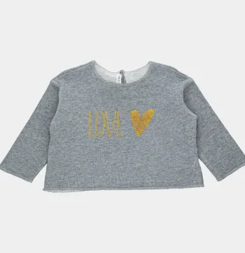 T-Shirt à manches longues 24 mois en coton Babe & Tess