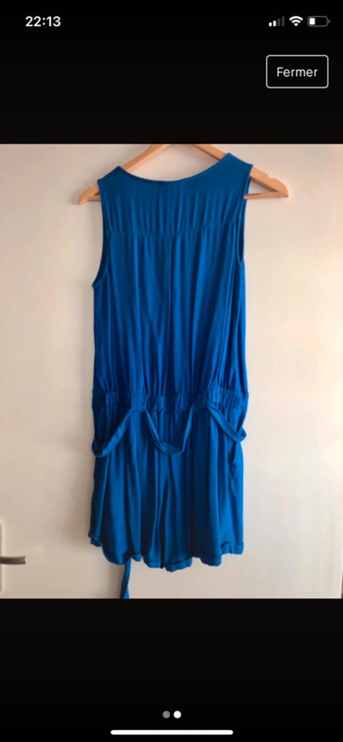 Combishort bleu cache cache taille M - photo numéro 2