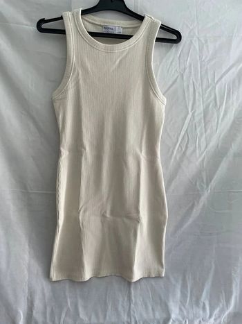 robe de sport Bershka crème taille S