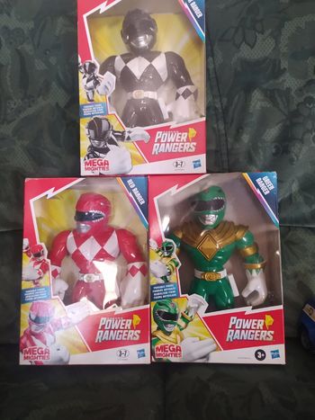 Lot de 3 figurines Power rangers