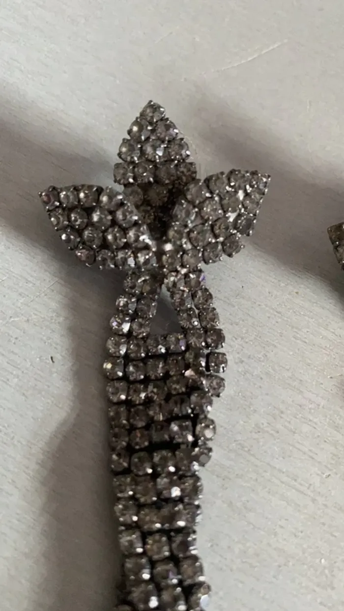 superbe ensemble boucle d’oreille plus bracelet acier - photo numéro 4