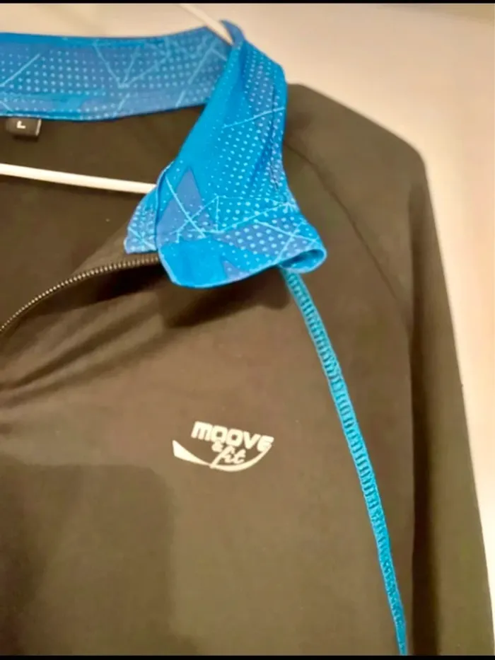 Veste sport zippée noire Moove & fit L neuve - photo numéro 2