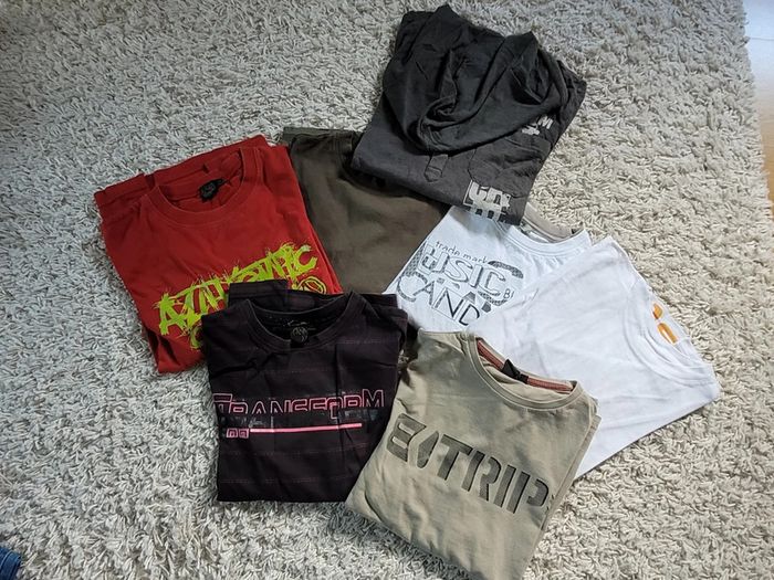 Lot 7 tee-shirts manches longues