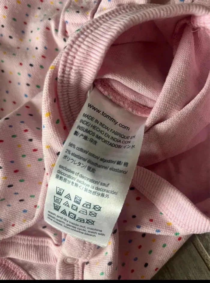 Body à motif Tommy Hilfiger 12 mois bébé fille - photo numéro 4